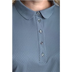 Anelli 670 зеленый+горох, Платье