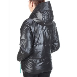 8278 BLACK Куртка демисезонная женская BAOFANI (100 гр. синтепон) размеры 46-48-50-52-54-56