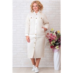 Aira Style 837 молоко, Юбка,  Жакет