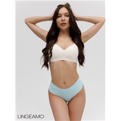 Бесшовные трусы слипы-макси с широкими боковыми элементами Lingeamo мятный ВР-02 (5)