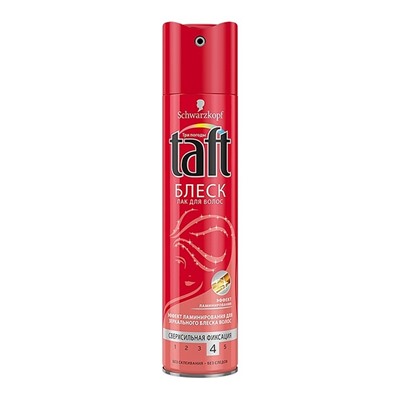 TAFT Senso-Touch Лак 225 Блеск Эффект ламинир.св.сильн.фикс. (красный) 4