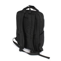 Рюкзак Cantlor-86366,  молодежный  (USB-заряд),  уплотн.спинка,  1отд+отд.д/ноута,  2внутр+5внеш.карм,  черный 249349