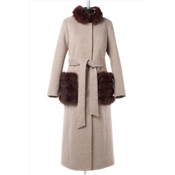 02-2948 Пальто женское утепленное (пояс)