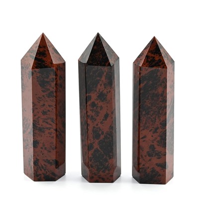 Кристалл из обсидиана "Карандаш" 25*25*100мм, 100-109г.