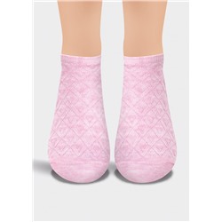 CLE Носки дет.С1210 20-22.22 сетка дев, меланж жёлтый