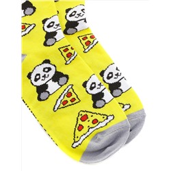 Носки р.35-40 "Wow" Панда vs Пицца