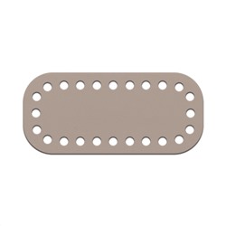 Кожа - Дно для сумки мини 5 х 11 см. Caramel