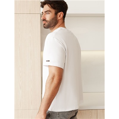 Свободная футболка  с авторским принтом