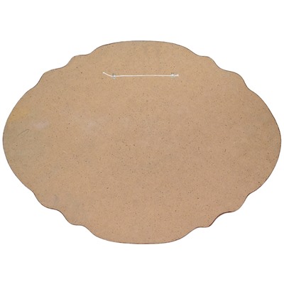 Панно с рисунком из камня, зимнее морозное утро "облако" 50*37см, 1125г