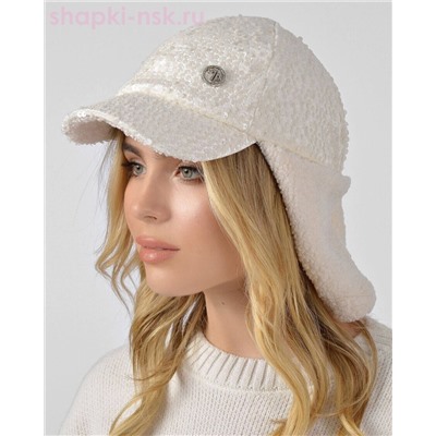 Пайетка длинные уши Бейсболка флис (56-58)