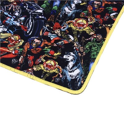 Коврик игровой, 360x260x2.5мм, Каучук, Герои вселенной