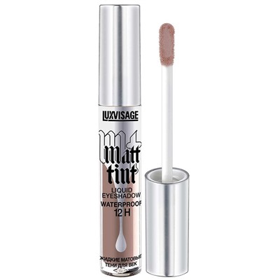 Тени жидкие матовые  LUXVISAGE Matt tint waterproof 12H, тон 108, 3г