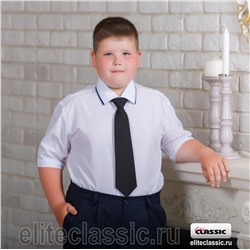 Галстук арт.01 Галка д/м черный