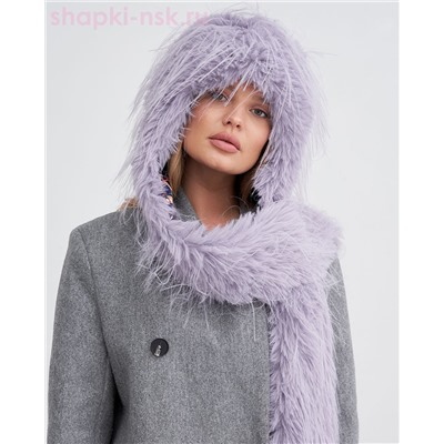 Леона экомех страус Капюшон женский (56-58)