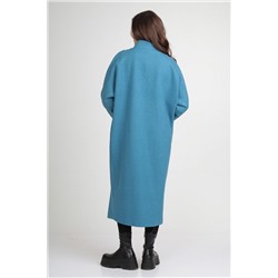 Michel chic 358 бирюзовый, Пальто