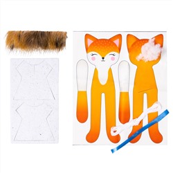 Мягкая игрушка из фетра "Лисичка" своими руками