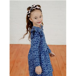 Платье Фея ФК 100 синий леопард