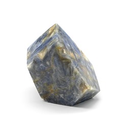 Камень кианит с гранями 50*39*35мм, 113г.