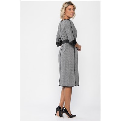 Платье Селин (серое) П11302