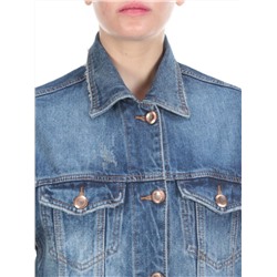D3026 BLUE Куртка джинсовая женская  DIMARKIS DAY (98% хлопок 2% эластан) размер S - 46/48 российский