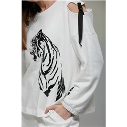 Luna 024 белый, Брюки,  Свитшот