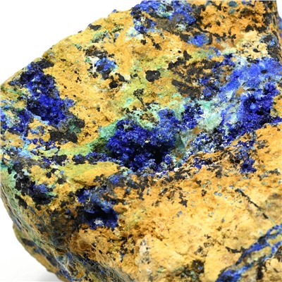 Коллекционный камень азурмалахит 60*50*58мм, 237г