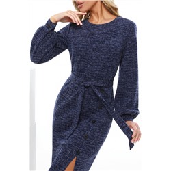 Платье Серо-синий