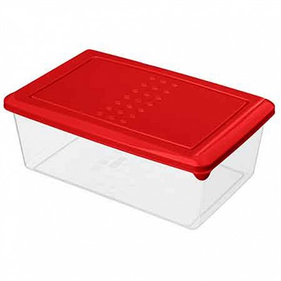 Контейнер для продуктов "Asti" прямоугольный 1,05 л (красный) 221100206/03