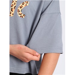 Футболка "Чика" серый