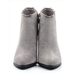 D8-4188 GRAY Ботильоны женские (натуральная кожа, байка) размер 33