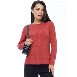 Лонгслив в рубчик трикотажный