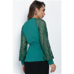 Блуза Эдеса (зеленая) Б11334