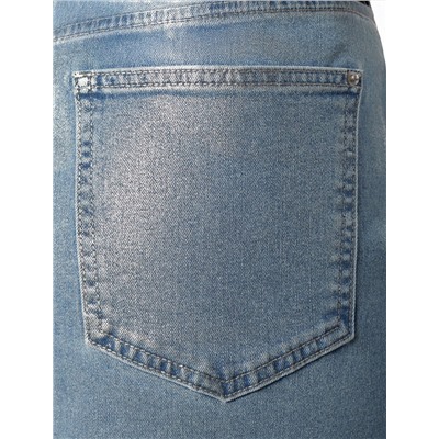 Юбка с металлизированным покрытием