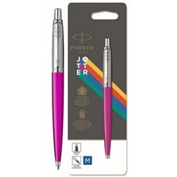 Ручка шариковая "Jotter Color" розовый M синие чернила блистер 2075996 (1135702) PARKER