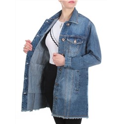 D3026 BLUE Куртка джинсовая женская  DIMARKIS DAY (98% хлопок 2% эластан) размер S - 46/48 российский