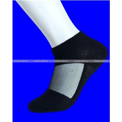 3 ПАРЫ - MEZINEL носки женские укороченные хлопок + капрон арт. 22-21 ЧЕРНЫЕ