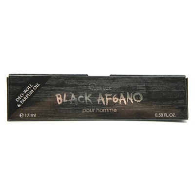 Део-ручка-ролл  17ml  BLACK AFGANO (масл.) муж.