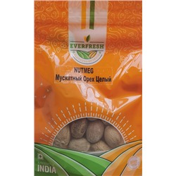 NUTMEG, Everfresh (МУСКАТНЫЙ ОРЕХ ЦЕЛЫЙ, Эверфреш), 50 г.