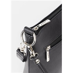 Сумка женская из экокожи в оттенке черная №1284