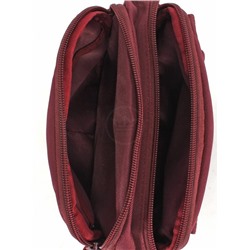 Сумка женская текстиль BoBo-3073,  1отд,  плечевой ремень,  бордо 246594