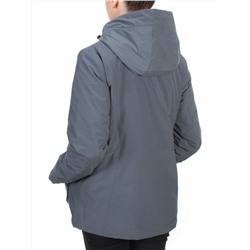 0835 GRAY/BLUE Куртка демисезонная женская RIKA (100 гр. синтепон) размер 58 - российский