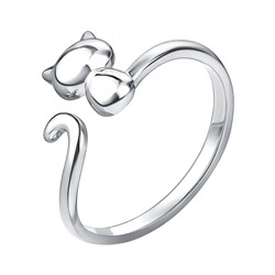 Кольцо из серебра без вставки, Л-10436