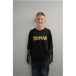 Детский лонгслив с двойным рукавом Happyfox