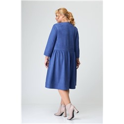 Avenue Fashion 0108 синий, Платье