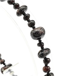 Браслет из граната галтовка 5-15мм