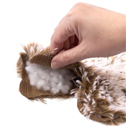 Мягкая игрушка из меха «Совенок» своими руками