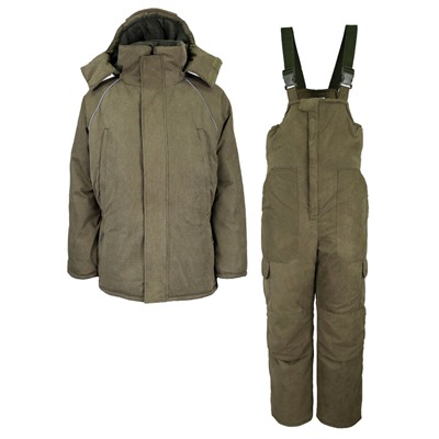 Костюм мужской "Nerub" зимний, куртка/полукомб., (Islandia/Fleece) олива К-474