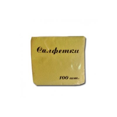 Салфетка Восход 25*25 (100шт) Лимон (32)
