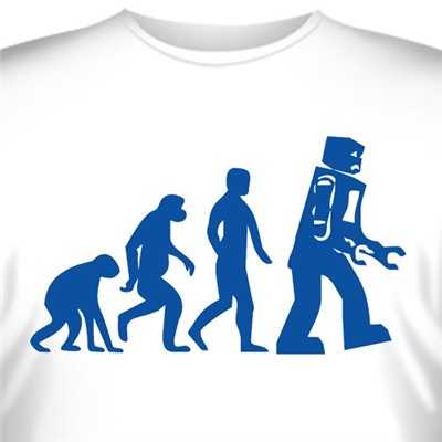 Футболка "Robot Evolution"