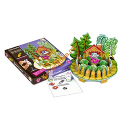 Игра-конструктор 3D "Зайчики" (мягк.) 01355, 01355